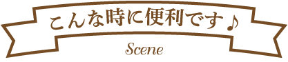 こんな時に便利です